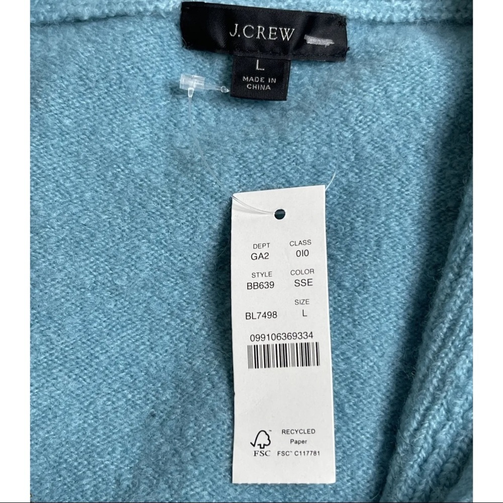 j. crew Half-zip sweater style BB639 L - Picture 5 of 7